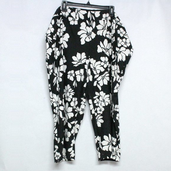 Terra Sky Womens 5x 32w 34w Floral Mid 